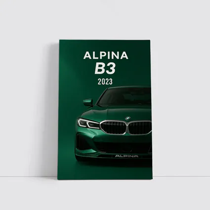 BMW Alpina B3 2023 Green Front View