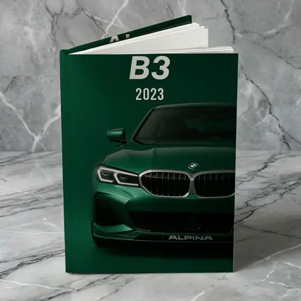 BMW Alpina B3 2023 Green Front View