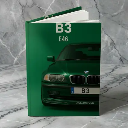Alpina B3 E46 Green Minimal Art