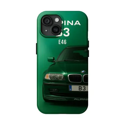 Alpina B3 E46 Green Minimal Art