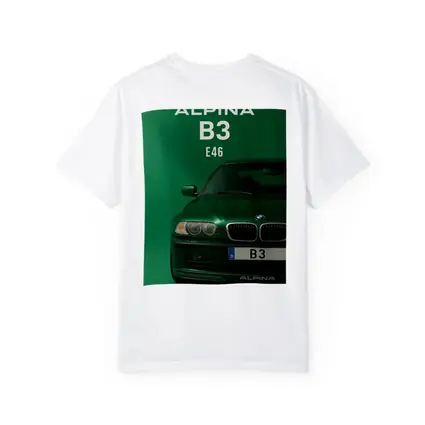 Alpina B3 E46 Green Minimal Art