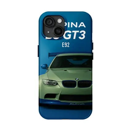 Alpina B3 GT3 E92 Blue Background