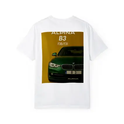 Alpina B3 F30 Green Car Yellow Background