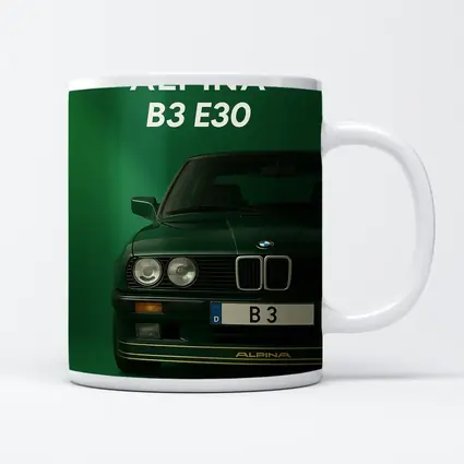 Alpina B3 E30 Classic Green Wall Art