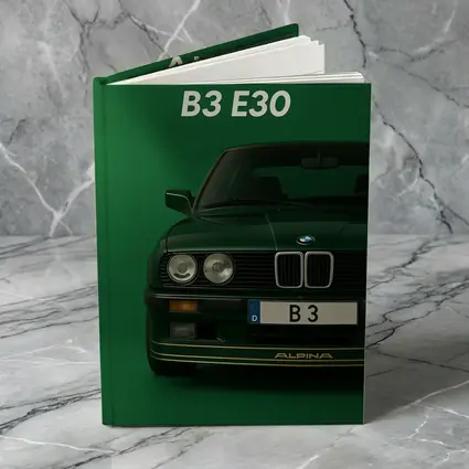 Alpina B3 E30 Classic Green Wall Art