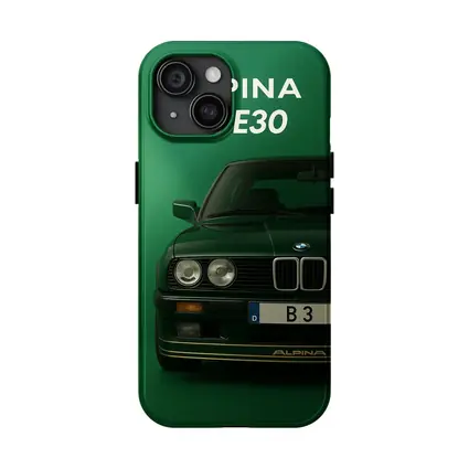 Alpina B3 E30 Classic Green Wall Art