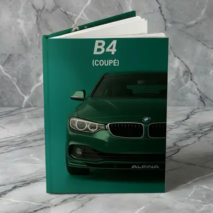 Alpina B4 Coupe Green Minimal Art