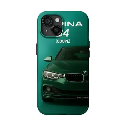 Alpina B4 Coupe Green Minimal Art