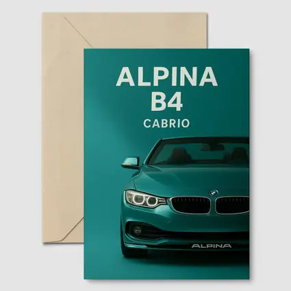 BMW Alpina B4 Cabrio Teal Green