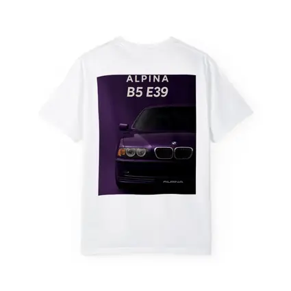 Alpina B5 E39 Purple Minimal Art
