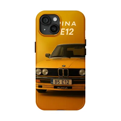 Alpina B5 E12 Classic BMW Orange Background