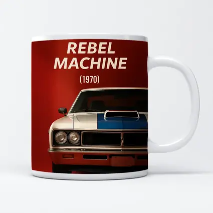 AMC Rebel Machine 1970 Red Background