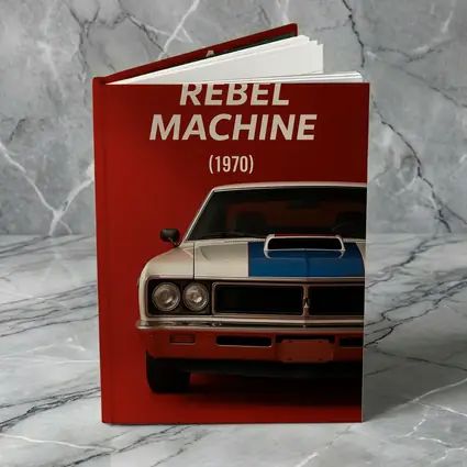 AMC Rebel Machine 1970 Red Background