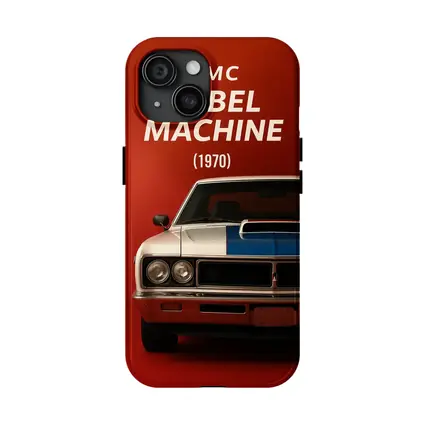 AMC Rebel Machine 1970 Red Background