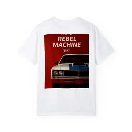 AMC Rebel Machine 1970 Red Background