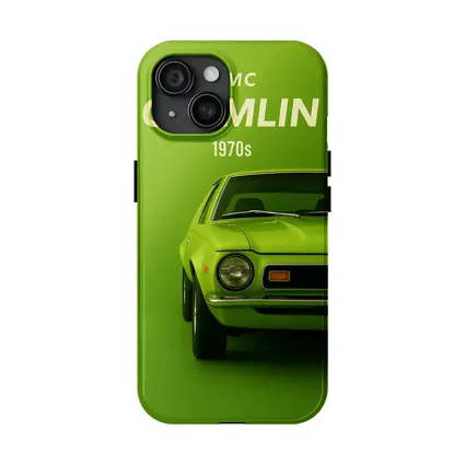 AMC Gremlin Classic Muscle Car Green Background