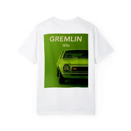 AMC Gremlin Classic Muscle Car Green Background