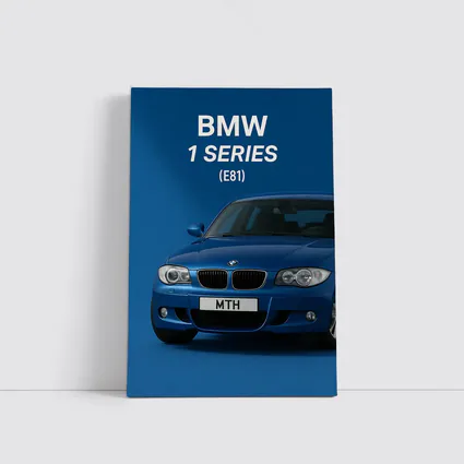 BMW 1 Series E81 Blue Studio