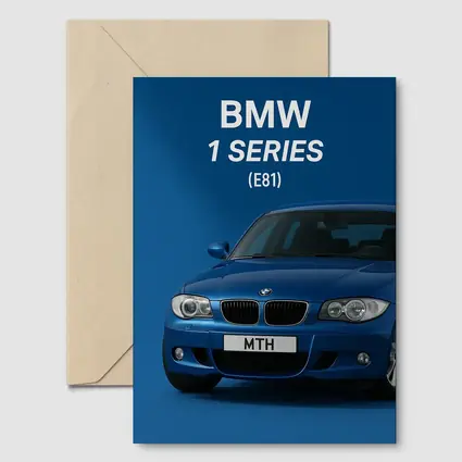 BMW 1 Series E81 Blue Studio