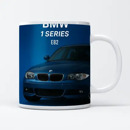 BMW 1 Series E82 Blue Studio