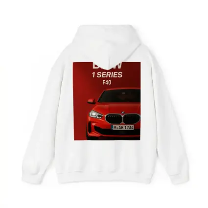 BMW 1 Series F40 Red Background Art