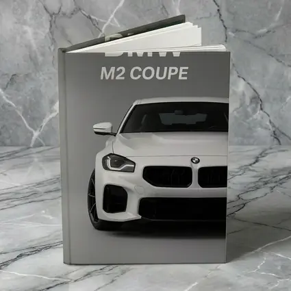 BMW M2 Coupe White Front View Gray