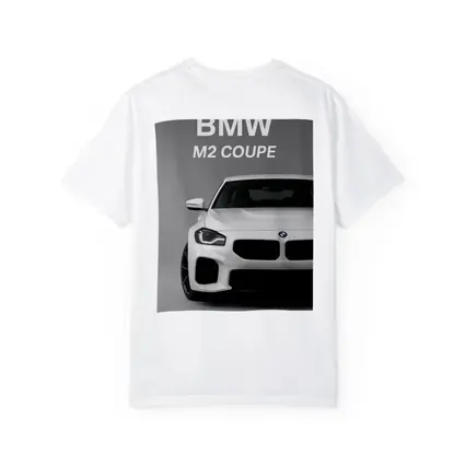 BMW M2 Coupe White Front View Gray