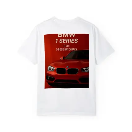 BMW One Series F20 Hatchback Red Background