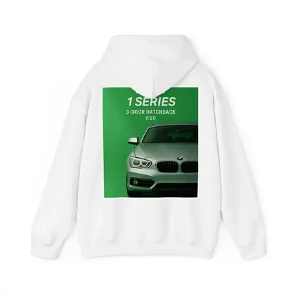 BMW One Series Hatchback Green Background Art