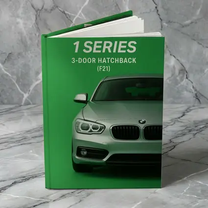 BMW One Series Hatchback Green Background Art