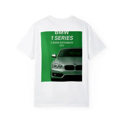 BMW One Series Hatchback Green Background Art
