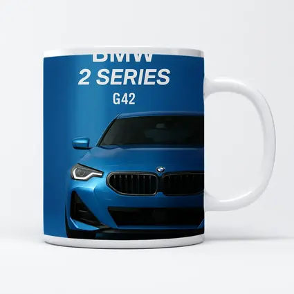 BMW Two Series G42 Blue Front View