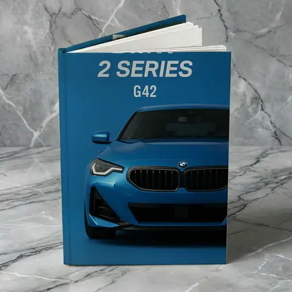BMW Two Series G42 Blue Front View