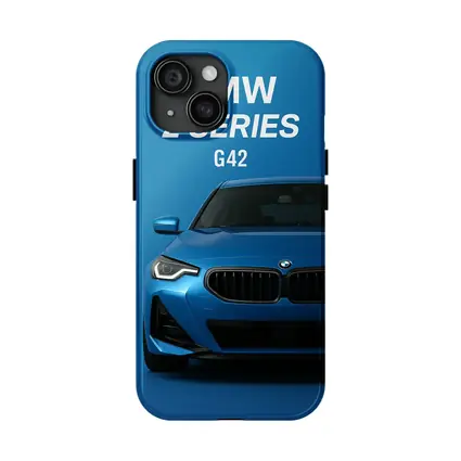 BMW Two Series G42 Blue Front View