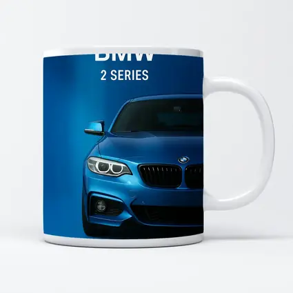 BMW 2 Series Blue Front View