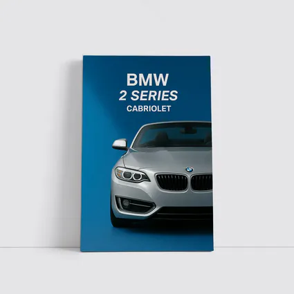 BMW 2 Series Cabriolet Blue Studio
