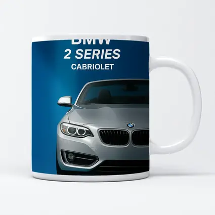 BMW 2 Series Cabriolet Blue Studio