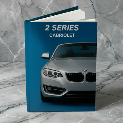 BMW 2 Series Cabriolet Blue Studio
