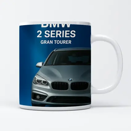 BMW Two Series Gran Tourer Blue Background