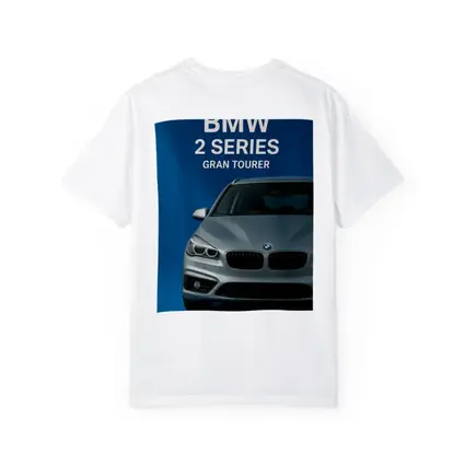 BMW Two Series Gran Tourer Blue Background