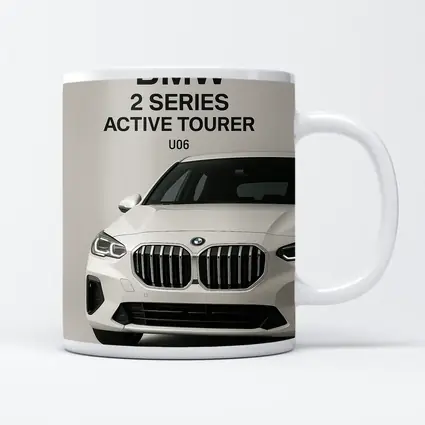 BMW Two Series Active Tourer White Studio