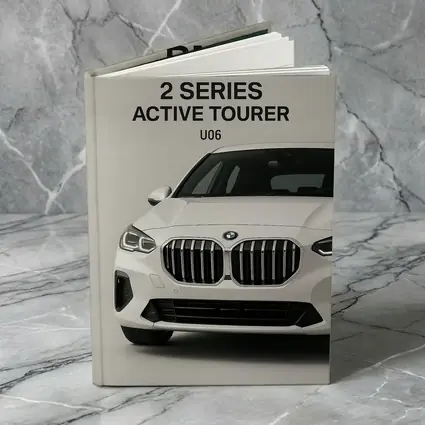 BMW Two Series Active Tourer White Studio