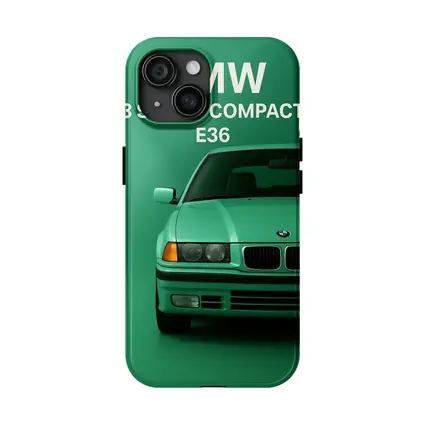 BMW 3 Series E36 Compact Green Art