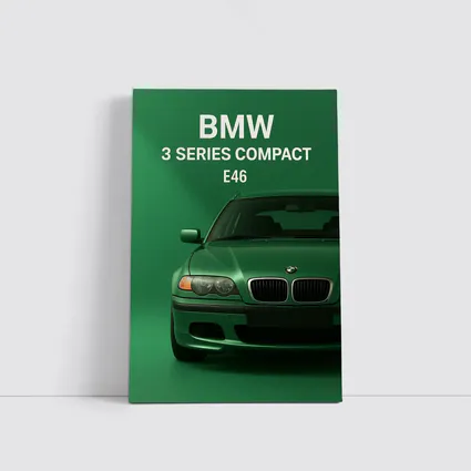 BMW 3 Series Compact E46 Green Background