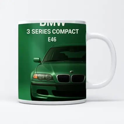 BMW 3 Series Compact E46 Green Background