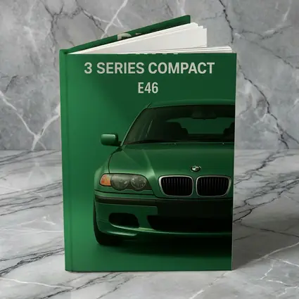 BMW 3 Series Compact E46 Green Background