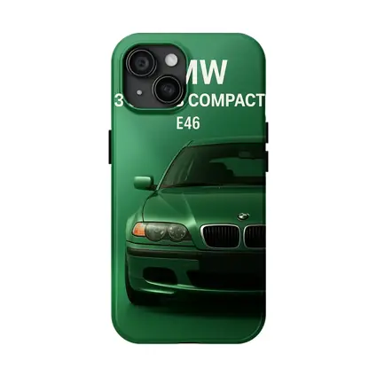 BMW 3 Series Compact E46 Green Background