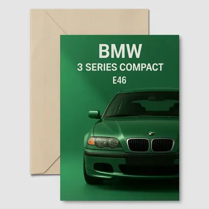 BMW 3 Series Compact E46 Green Background