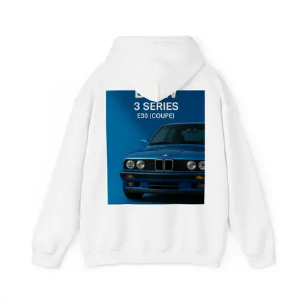 BMW E30 3 Series Coupe Blue Art