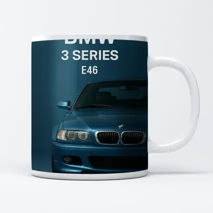 BMW 3 Series E46 Blue Studio Front